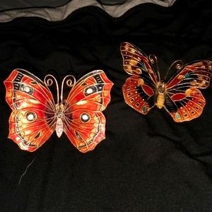 VINTAGE BUTTERFLY ORNAMENTS